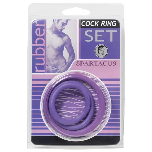 Purple Rubber C Ring Set