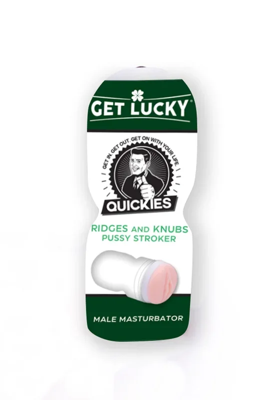 Quickies Ridges and Knubs (Realistic) – Ultra Soft Male Masturbator With Textured Sleeve