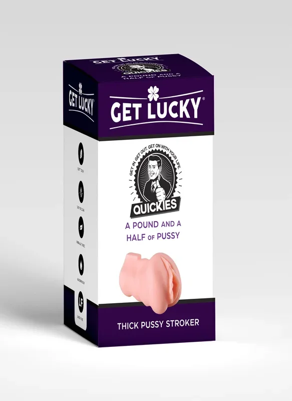 Quickies Thick Pussy Stroker – Ultra-Soft Realistic Textured Sleeve Masturbator