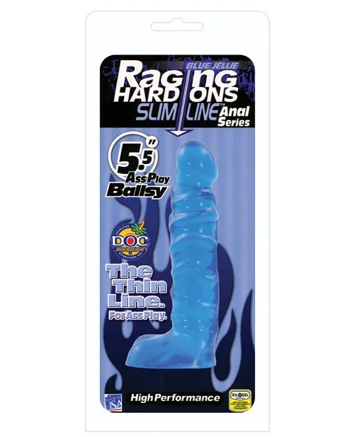 Raging Hard Ons Slimline 5.5″ Ballsy – Blue Jelly