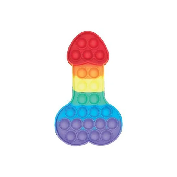 Rainbow Penis Pop It Fidget Toy