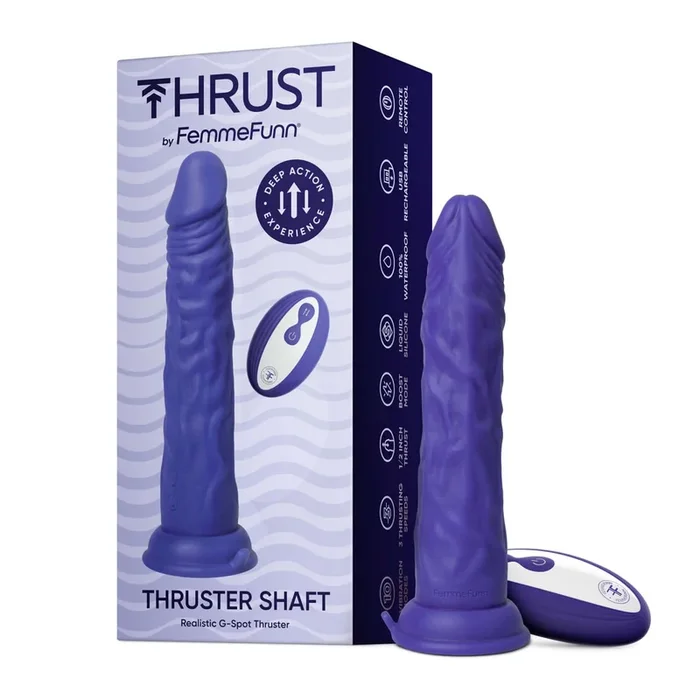 Realistic G-spot Thruster Shaft – Purple
