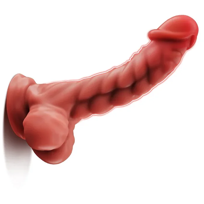 Realistic Manual Dildo for Women- 9.6″ Fantasy Silicone Dildo with Strong Suction Cup