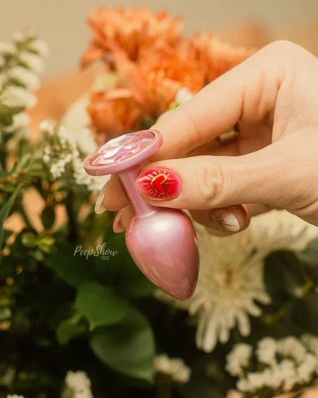 Rear Assets Iridescent Gem Butt Plug