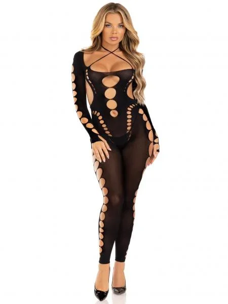 Reckless Intentions Footless Bodystocking – Black – One Size
