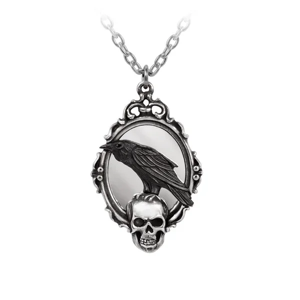 Reflections of Poe Pendant Necklace