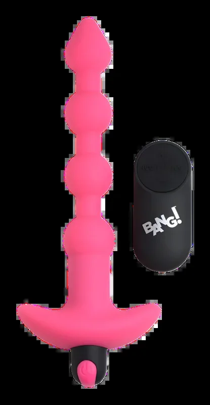 Remote Control Silicone Anal Beads Anal Vibrator – Pink