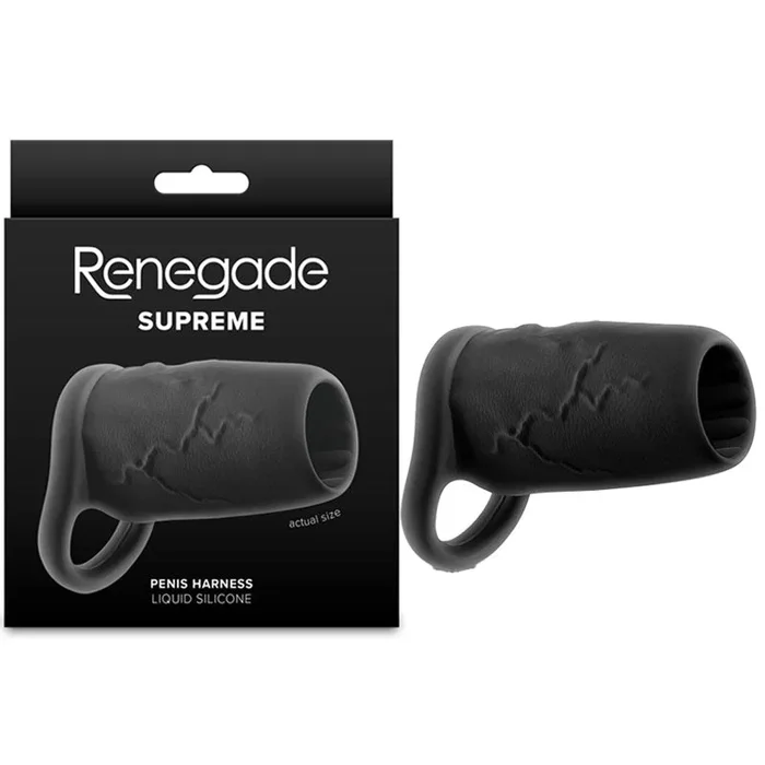 Renegade Supreme – Black – Black Penis Sleeve