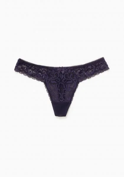 Reverie Thong – Dark Hyacinth –