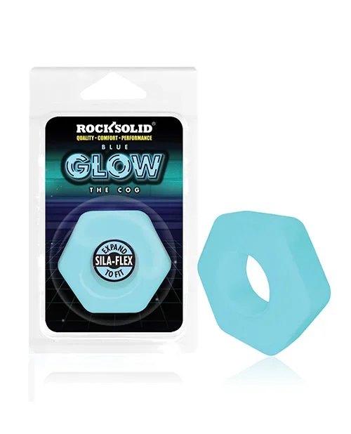 Rock Solid Glow in the Dark The Cog Ring – Blue
