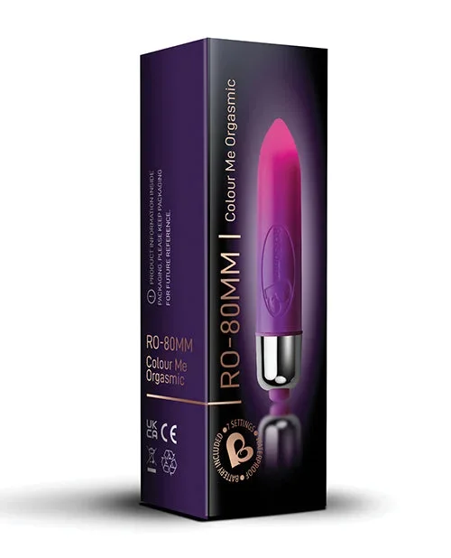 Rocks Off Color Me Orgasmic Colored RO-80 mm Bullet – 7 Speed Color Changing
