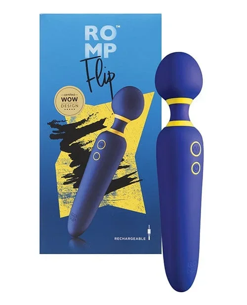 Romp Flip Wand Massager – Blue