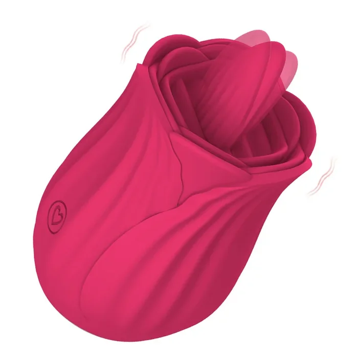 Rose Bud Tongue Toy Clitoral Stimulator