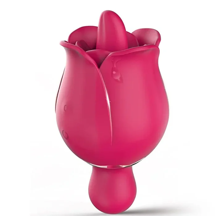 Rose Clitoral Tongue Licking Toy Mini Small Vibrators