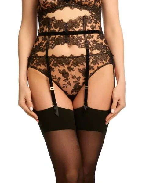 Rose Glambition Suspender – Black –