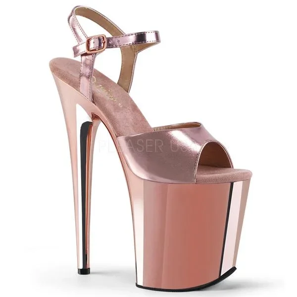 Rose Gold – Flamingo 8″ Ankle Strap – Size