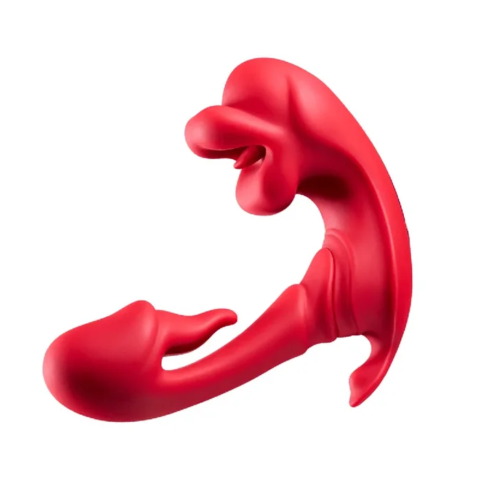 Rose Muncher Biting Mouth Wearable G Spot Vibrator