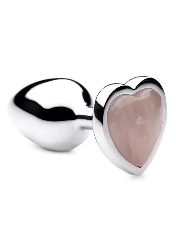 Rose Quartz Heart Plug