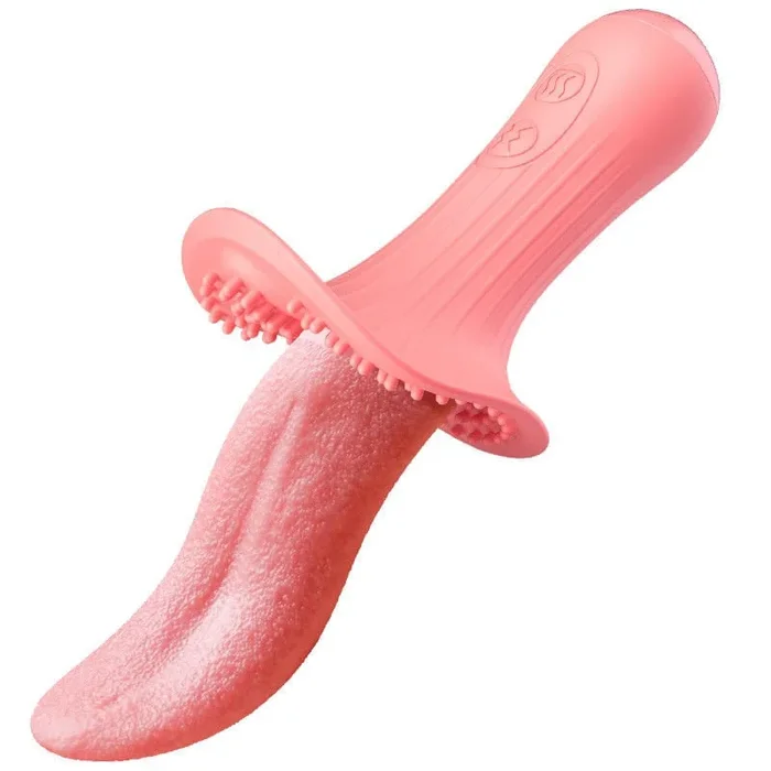 Rose Realistic Tongue Licking Massage Vibrator