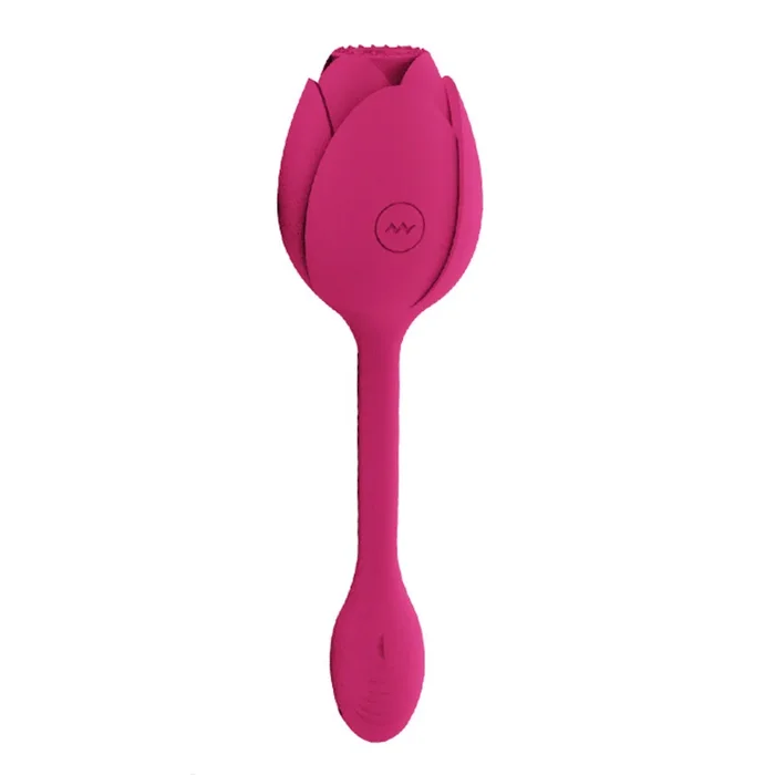 Rose Sucking Toy With Vibrating Rose Bud