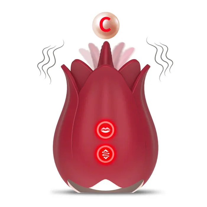 Rose Tongue Toy Clitoral Tickler