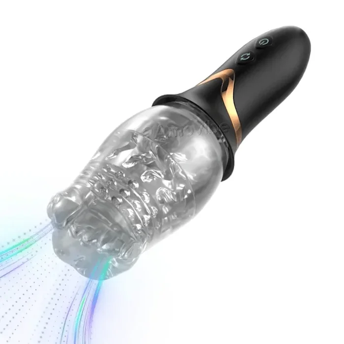 Rotating Male Masturbator with Vibration