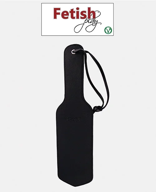 Rouge Fetish Play Vegan Leather Paddle – Black