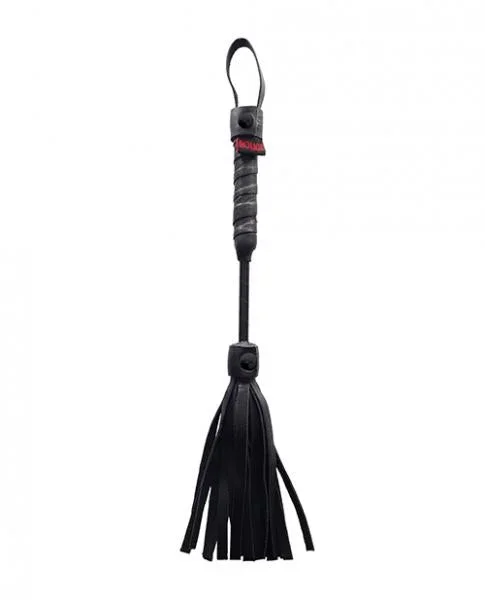 Rouge Mini Leather Flogger – Black
