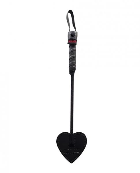 Rouge Mini Leather Spade Paddle – Black