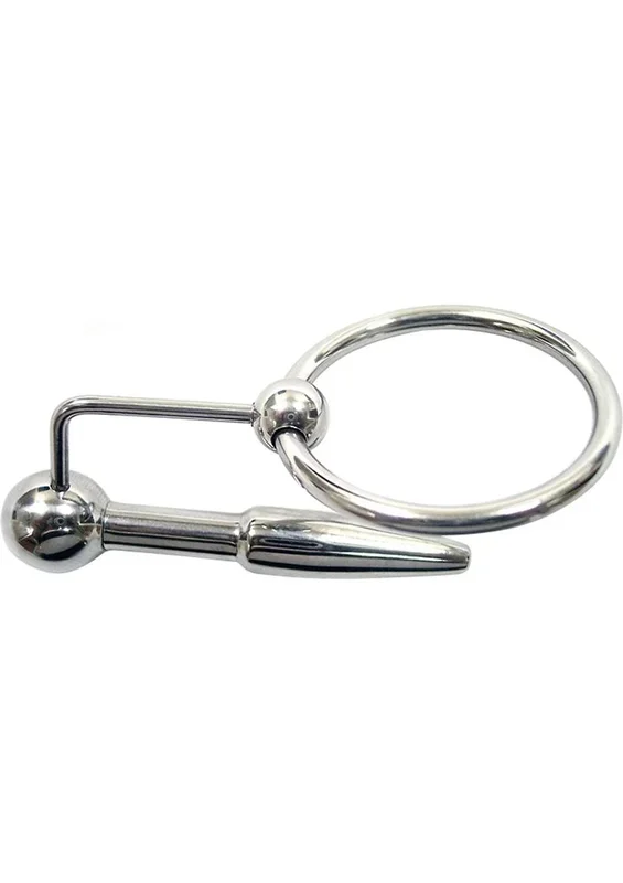 Rouge Urethral Stainless Steel Probe and Cock Ring