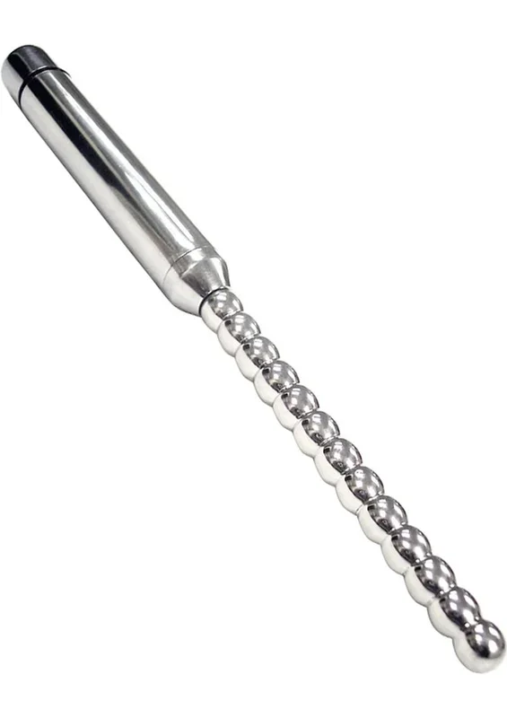 Rouge Vibrating Stainless Steel Urethral Probe