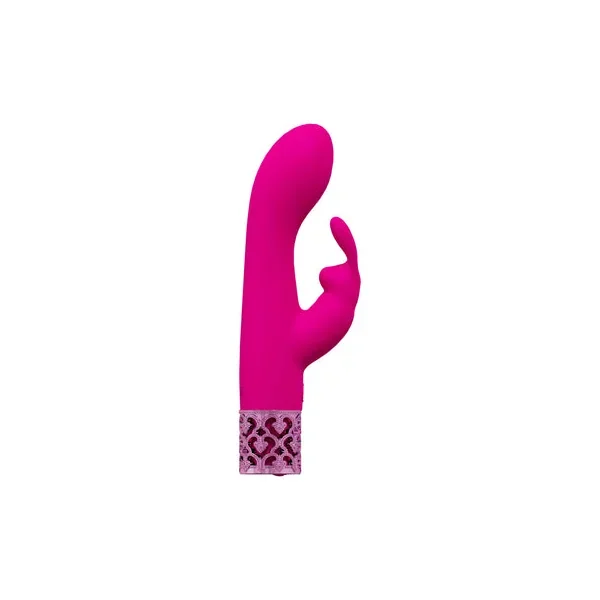 Royal Gems Royal Rabbit Silicone Rechargeable Vibrator Pink