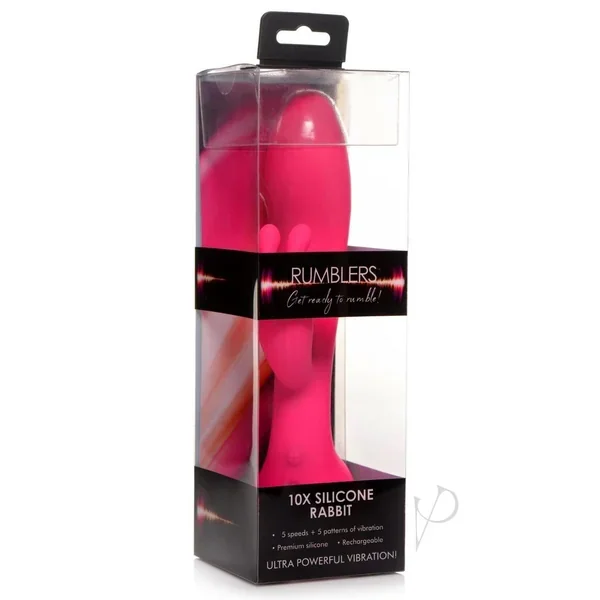 Rumblers Rabbit Silicone Vibe Pink
