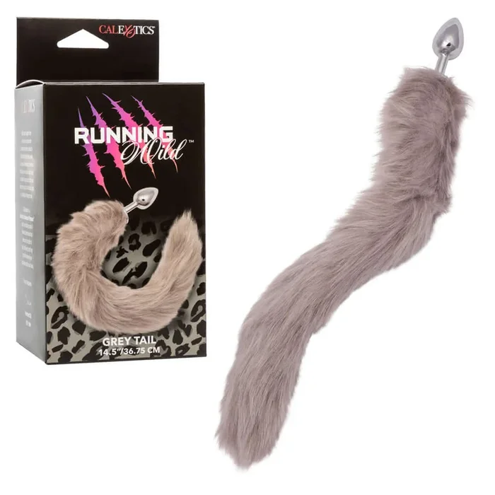 Running Wild Tail Anal Plug – Grey