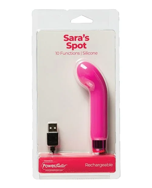 Sara’s Spot Rechargeable Bullet with G Spot Sleeve – 10 Functions