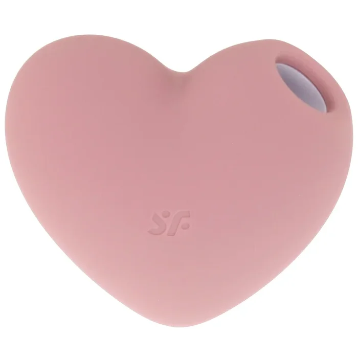 Satisfyer Cutie Heart Air Pulse Stimulator in Light Red