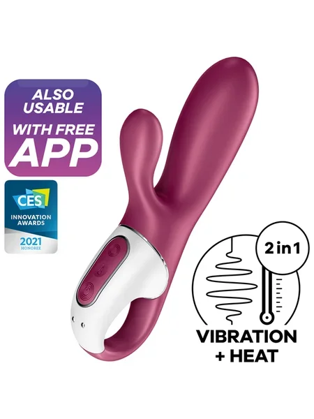 Satisfyer Hot Bunny Connect App Warm Vibration Stimulator