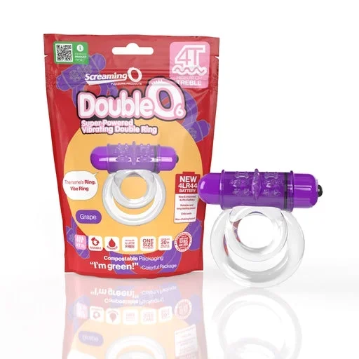 Screaming O 4T DoubleO 6 Grape – Super-Powered Vibrating Double Ring