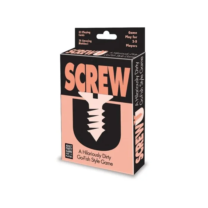 Screw U Card Game – Hilarious Adult Party Fun 2-8 Players