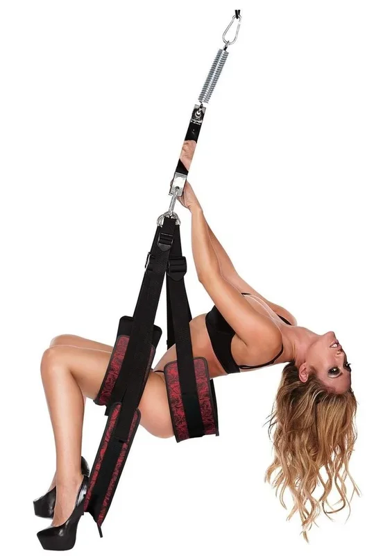 Secret Kisses Rosegasm Pleasure Swing with Satin Blindfold