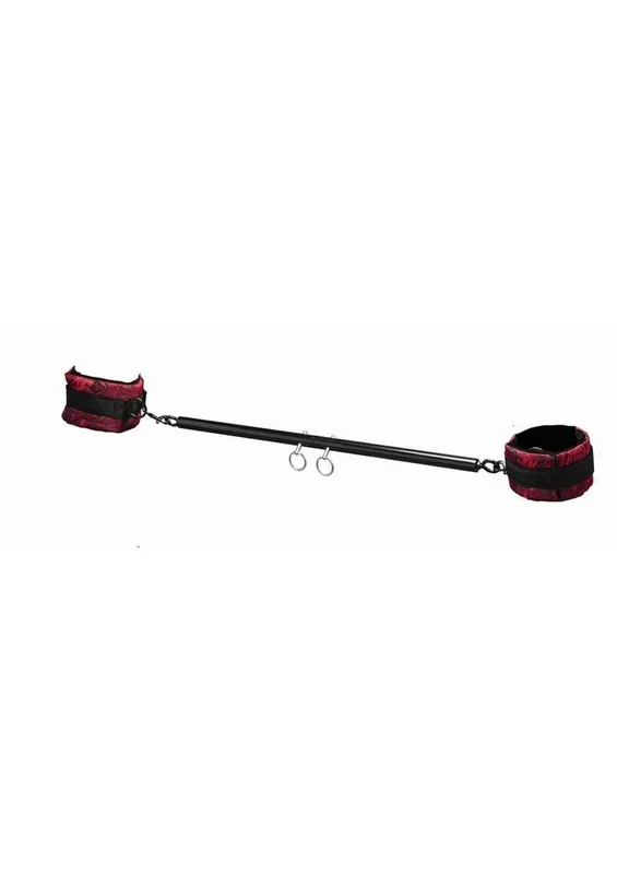 Secret Kisses Rosegasm Spreader Bar Set with Ankle Cuffs and Blindfold