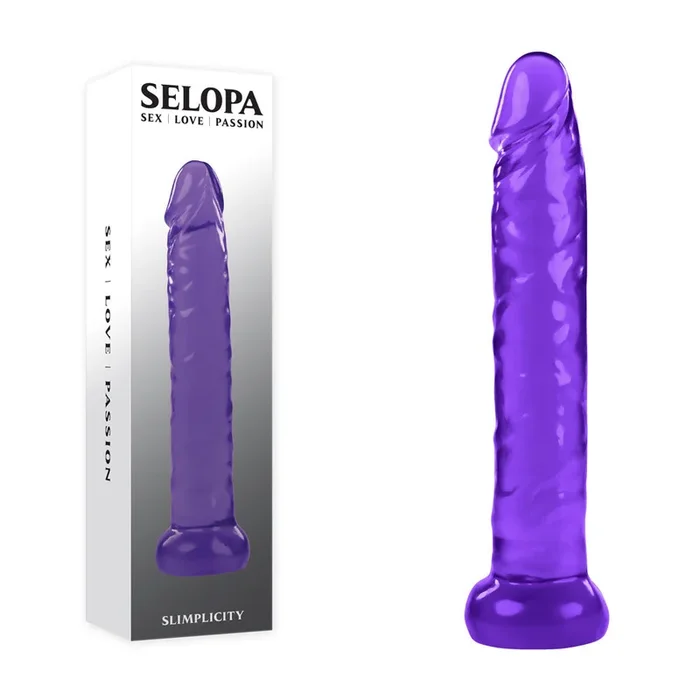 Selopa SLIMPLICITY – Purple 15.7 cm Dildo
