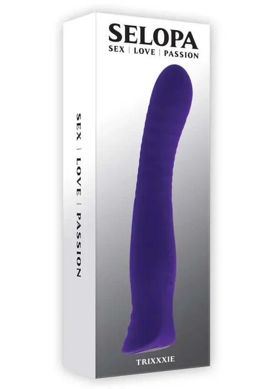 Selopa Trixxxie Vibrator | Flexible & Textured, 7 Vibration Modes, USB Rechargeable