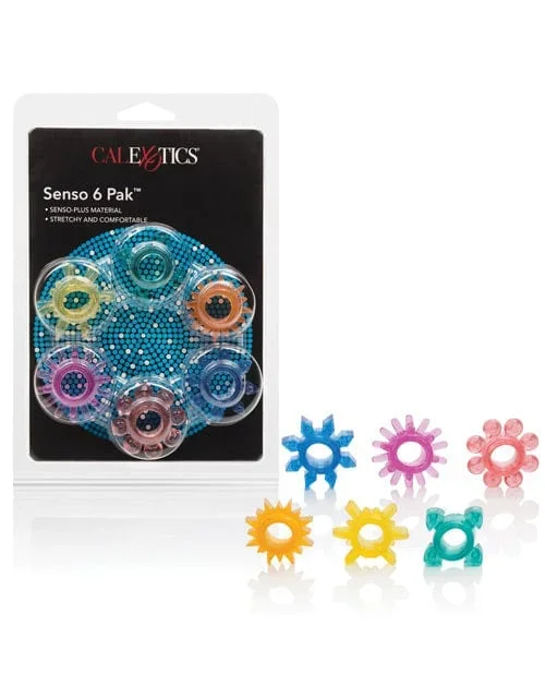 Senso 6 Pack Rings – Assorted Colors