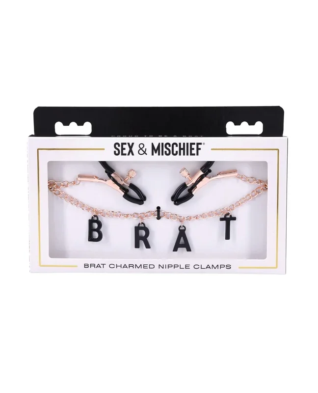Sex & Mischief Brat Charmed Nipple Clamps