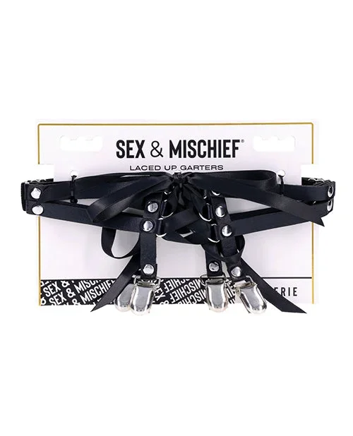 Sex & Mischief Laced Up Garters