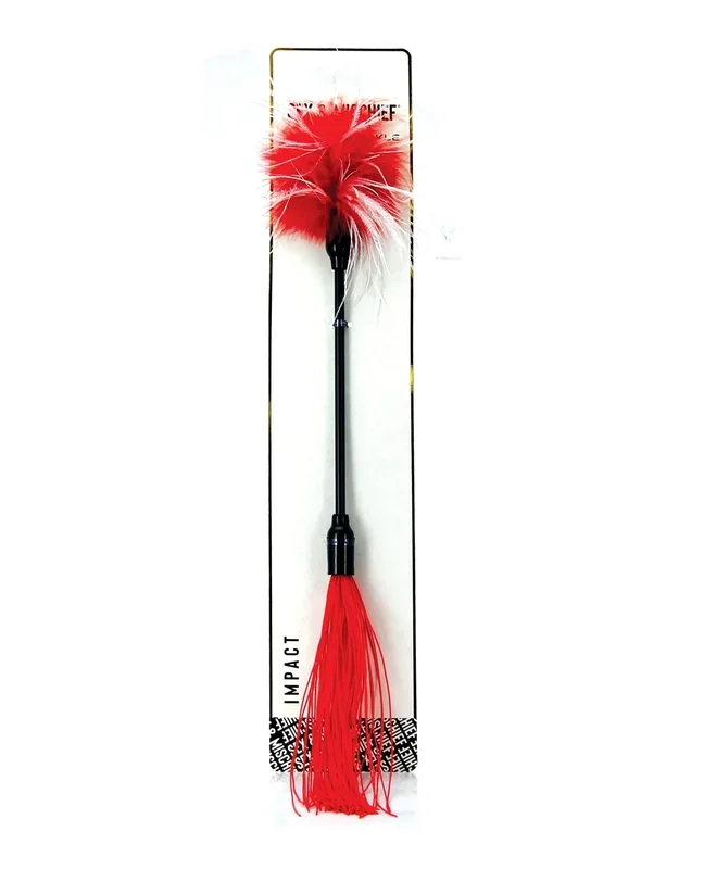 Sex & Mischief Whip & Tickle – Red/White