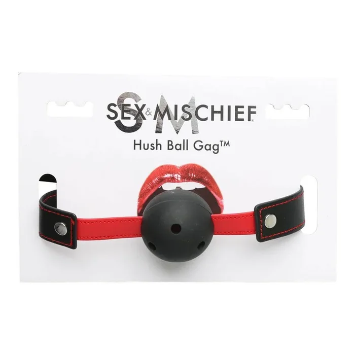 Sex and Mischief Hush Ball Gag – Fashionable, Breathable, and Affordable