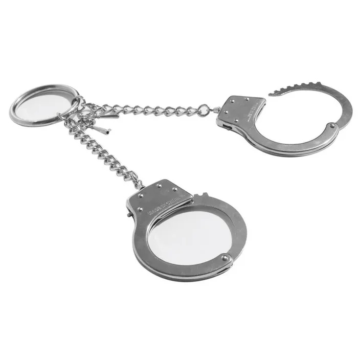 Sex and Mischief Ring Metal Handcuffs