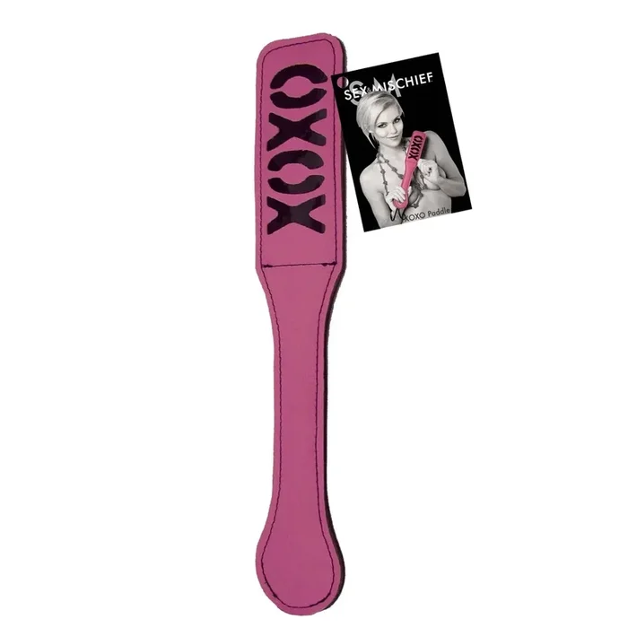 Sex and Mischief XOXO Paddle – Pink